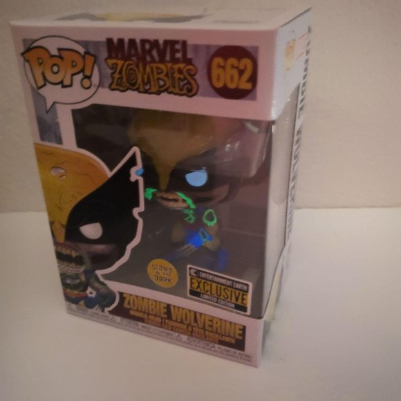 Funko POP 662 GITD Marvel Zombie Wolverine NIB - Picture 9 of 9